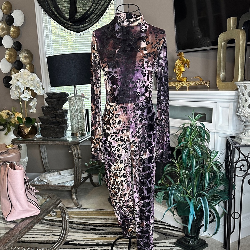 Stylish Leopard Print Jumpsuit